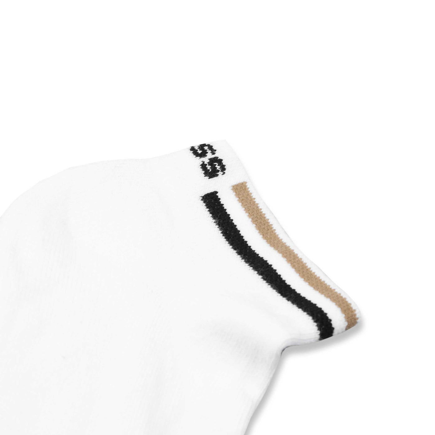 BOSS AS Rib Stripe CC Sock in White