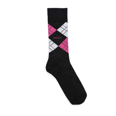 BOSS Argyle Sock in Black