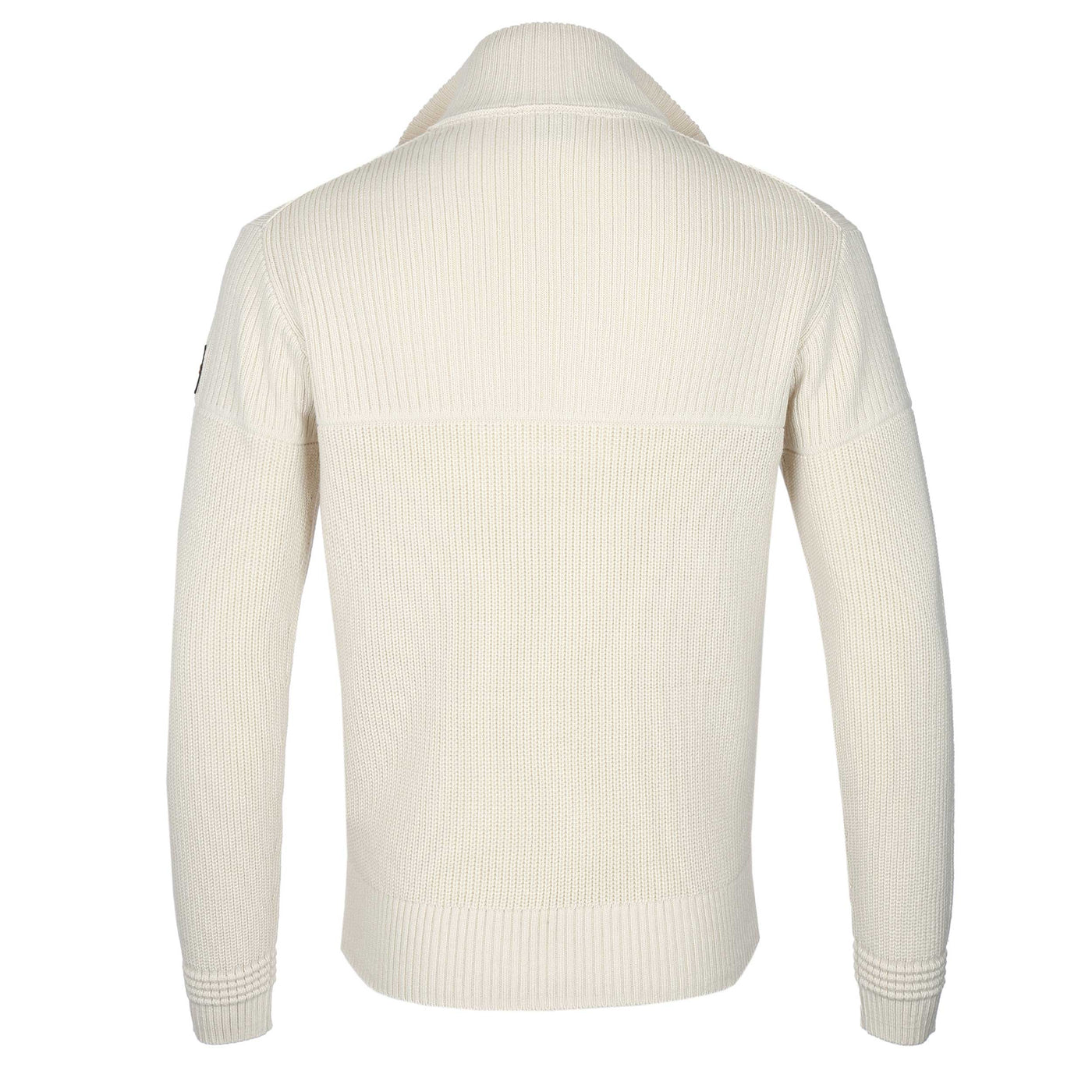 BOSS Atondo Knitwear in Beige Back