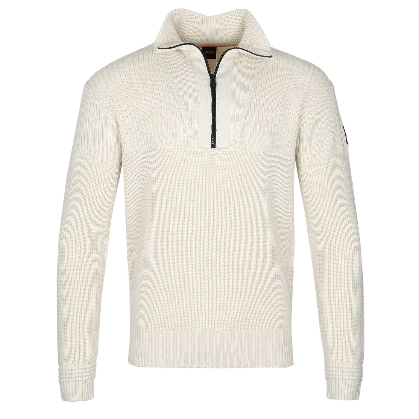 BOSS Atondo Knitwear in Beige