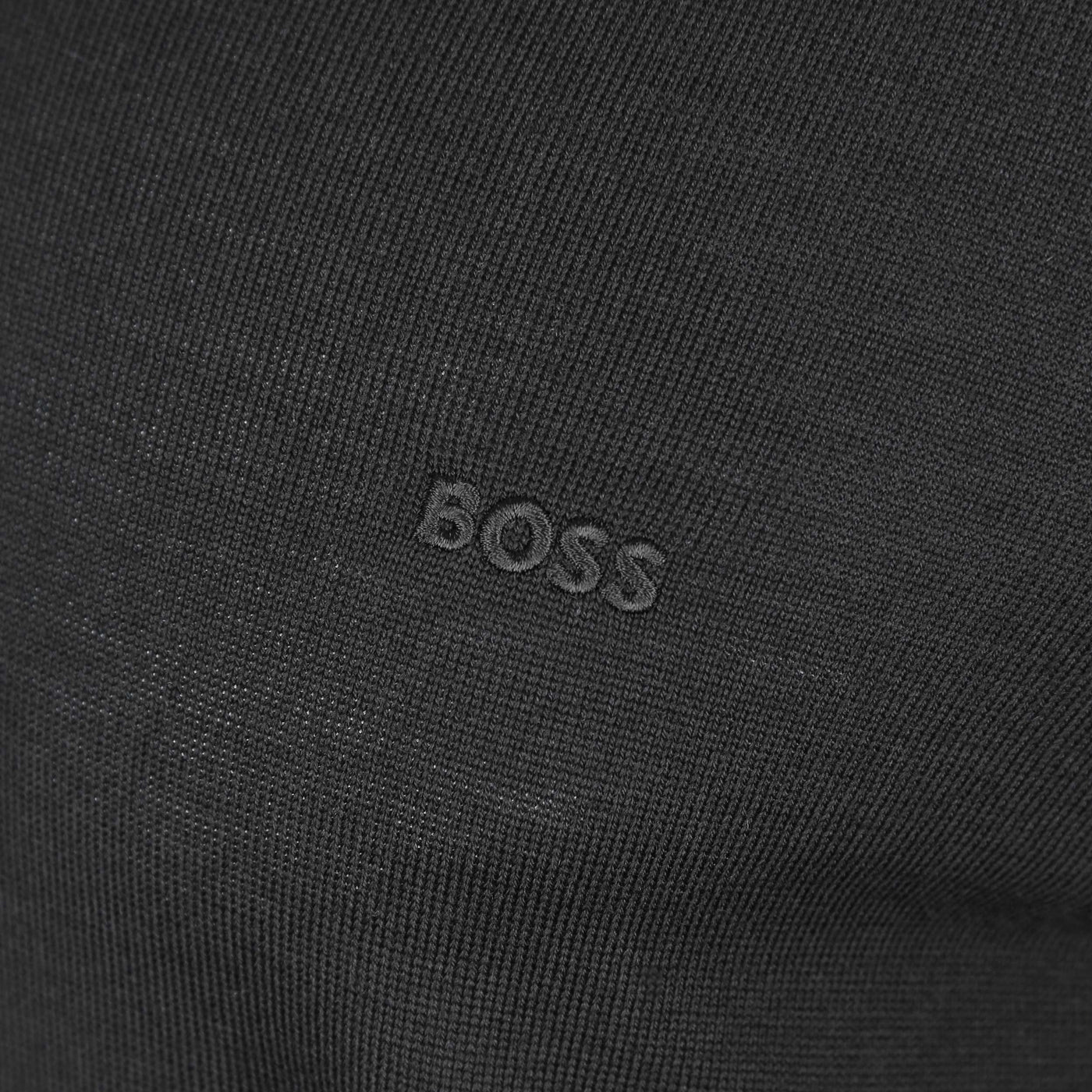 BOSS Baram L Knitwear in Black Logo