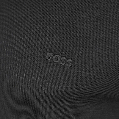 BOSS Baram L Knitwear in Black Logo