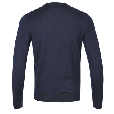 BOSS Baram L Knitwear in Navy Back