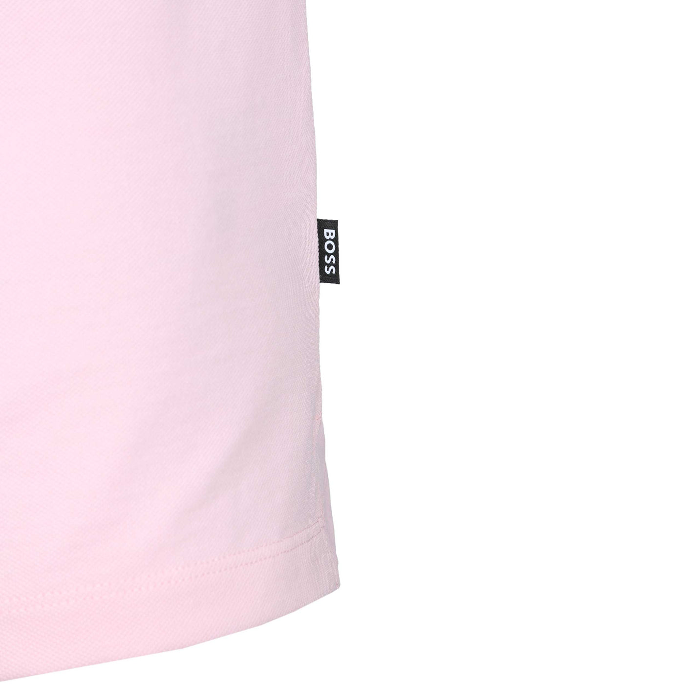 BOSS Pallas Polo Shirt in Pink Logo Tab