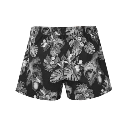 BOSS Salmon Swim Short in Black Back