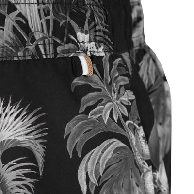 BOSS Salmon Swim Short in Black Pocket