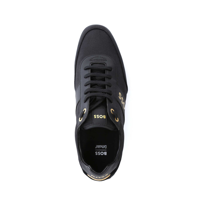 black and gold hugo boss trainers