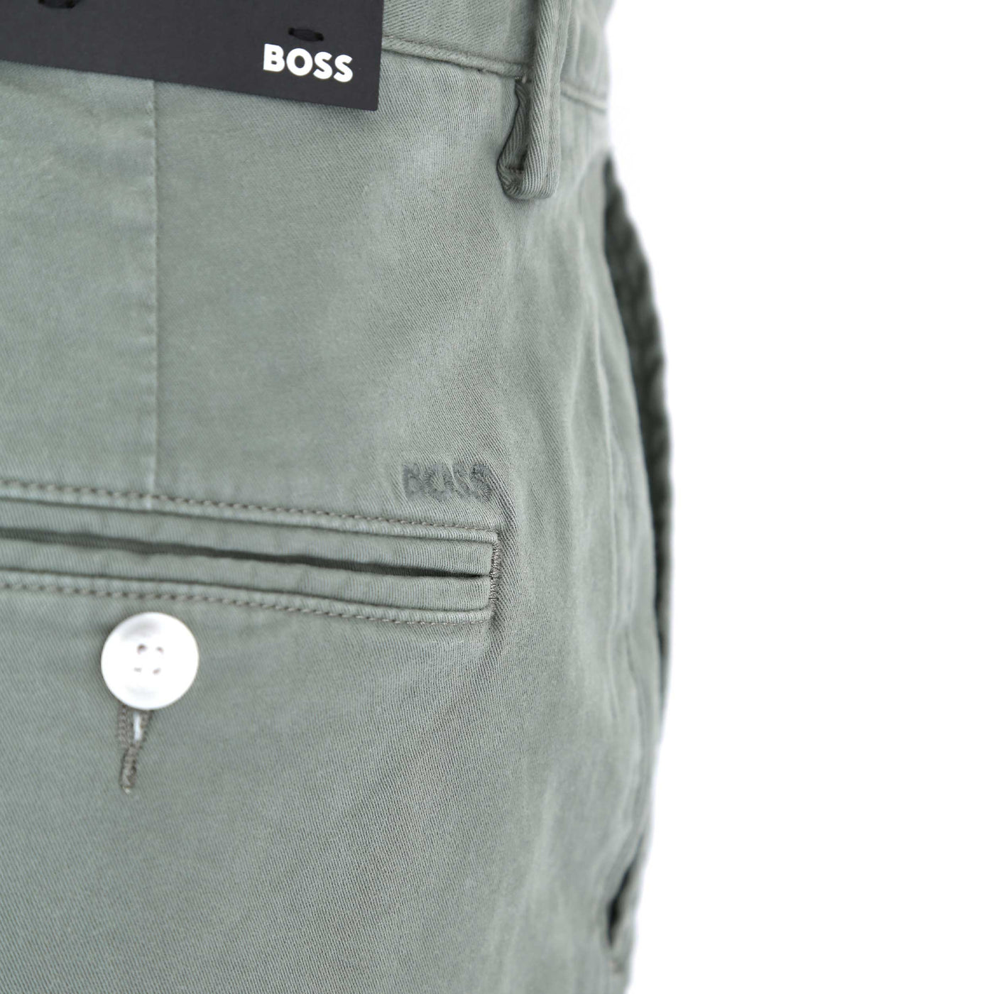 BOSS Slice Short Short in Green Pocket