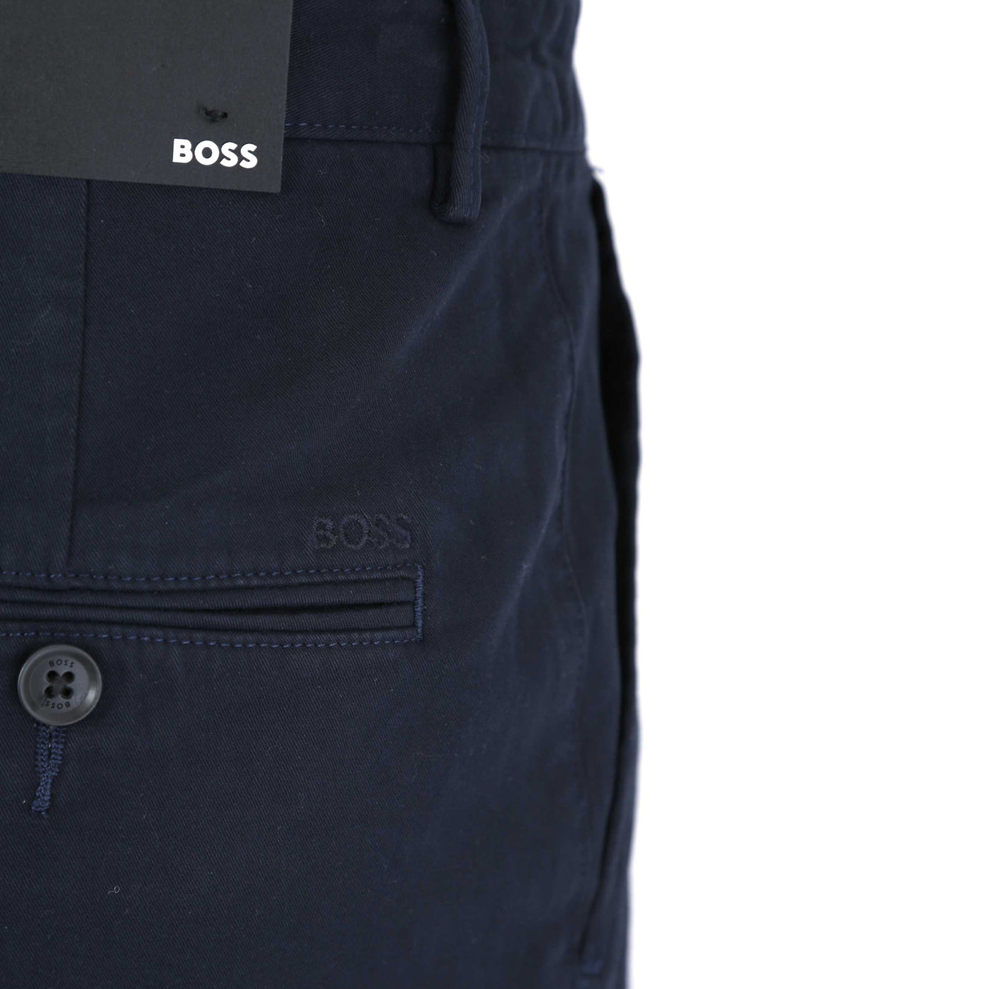 BOSS Slice Short Short in Navy Seat Pocket