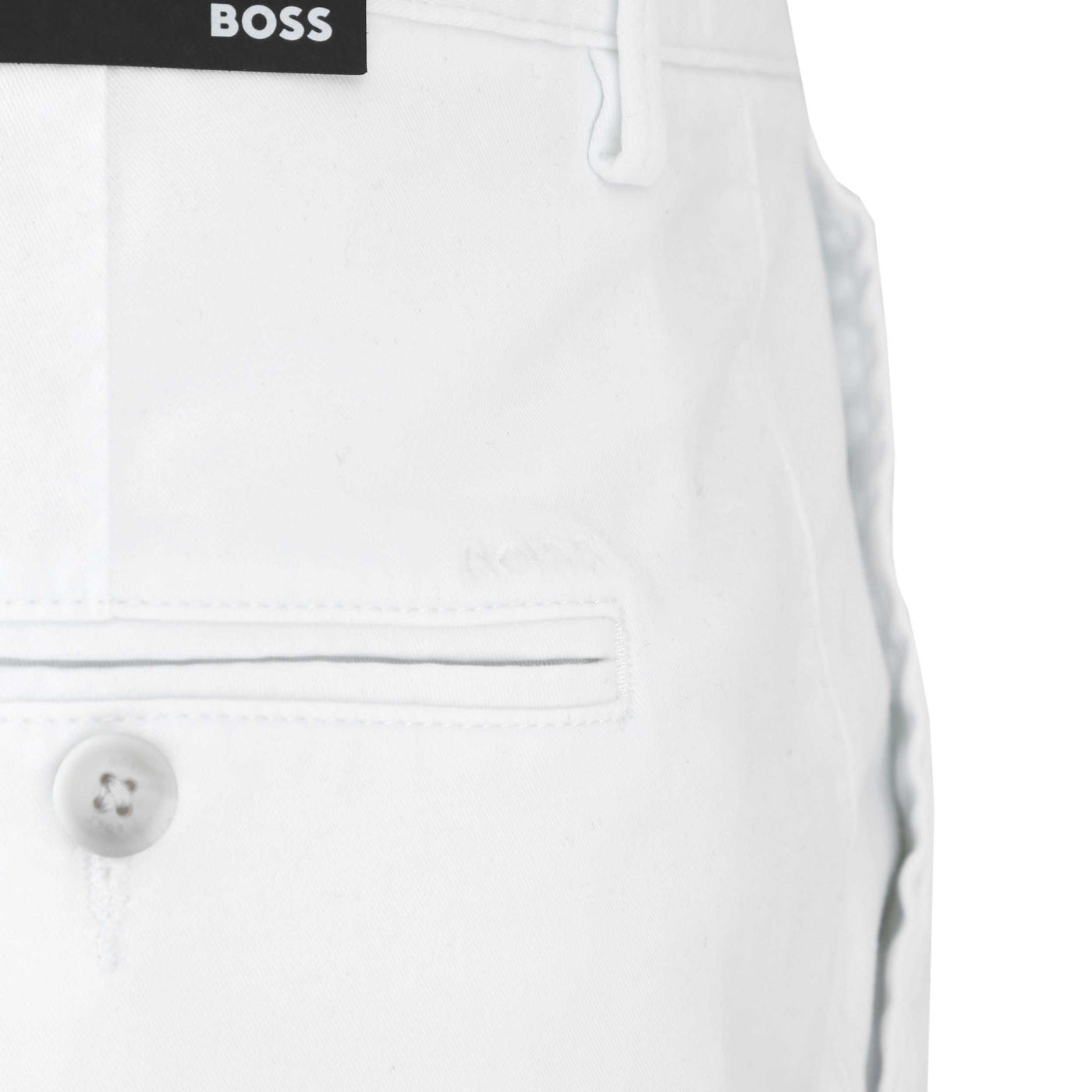 BOSS Slice Short Short in White Pocket