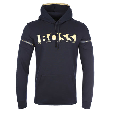 BOSS Soody 1 Sweatshirt in Navy & Gold