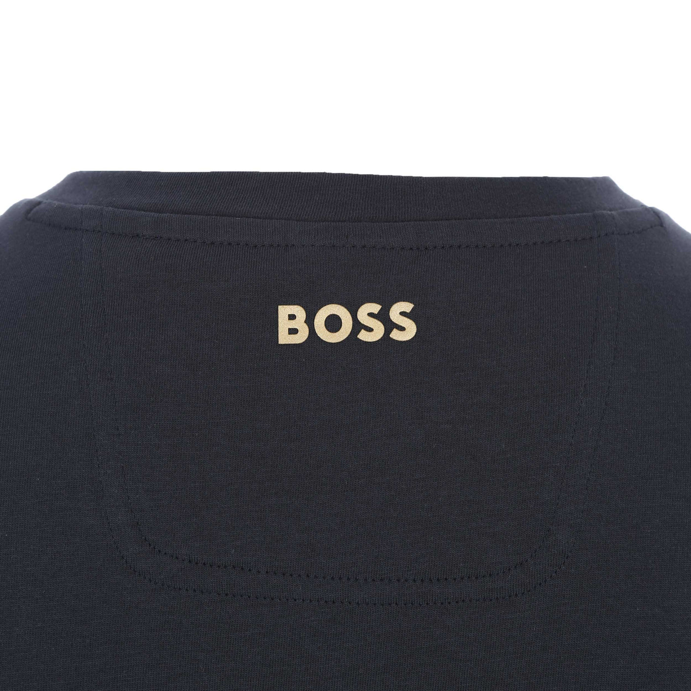 BOSS Tee 1 T-Shirt in Navy & Gold