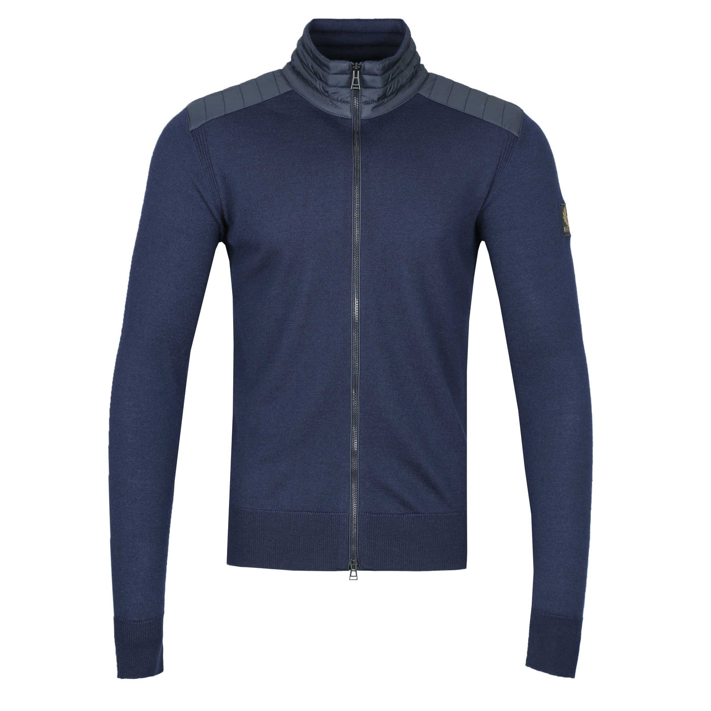 Belstaff Kelby Zip Cardigan in Washed Navy