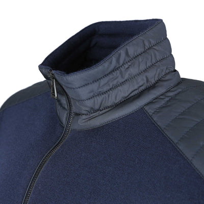 Belstaff Kelby Zip Cardigan in Washed Navy Zip