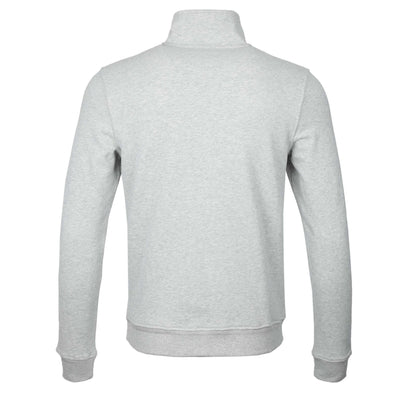 Belstaff Quarter Zip Sweat Top in Old Silver Heather