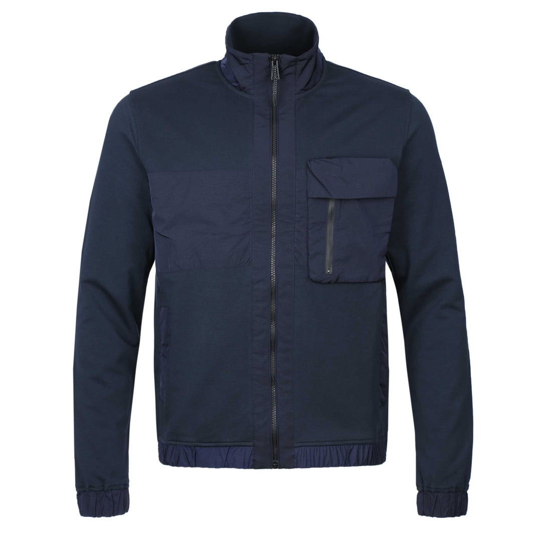 Belstaff Seal Full Zip Sweat Top in Dark Ink Belstaff Norton