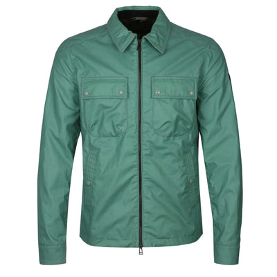 Belstaff Tonal Tour Overshirt in Steel Green