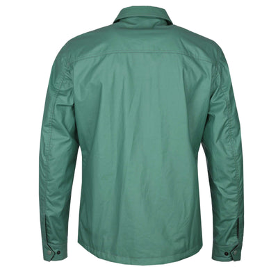Belstaff Tonal Tour Overshirt in Steel Green