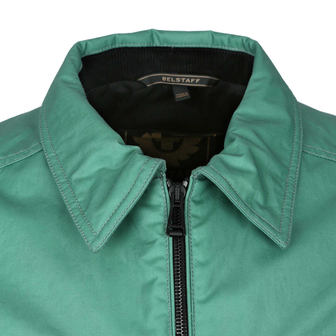 Belstaff Tonal Tour Overshirt in Steel Green