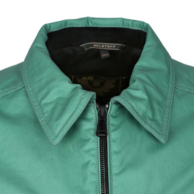 Belstaff Tonal Tour Overshirt in Steel Green