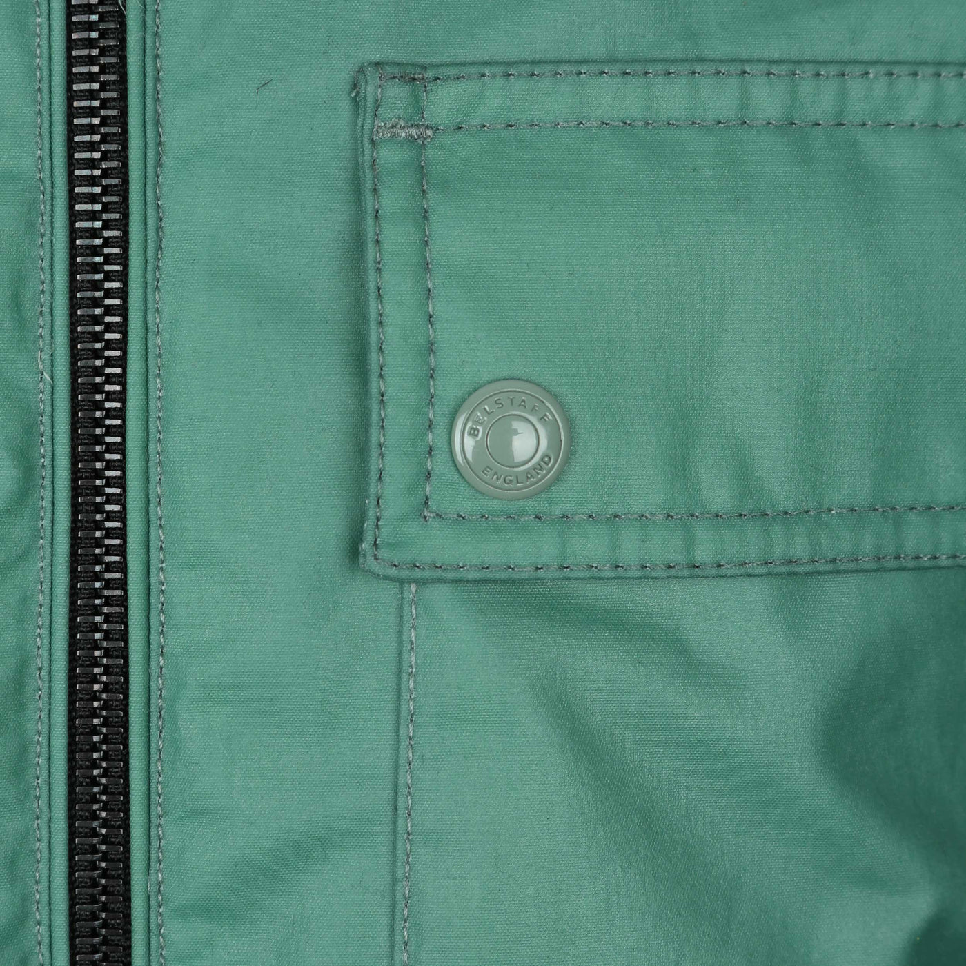 Belstaff Tonal Tour Overshirt in Steel Green