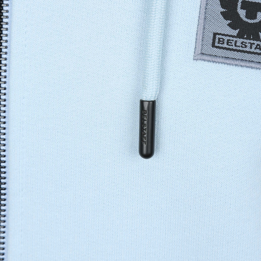 Belstaff Hoodie Sweat Top in Sky Blue | Belstaff | Norton Barrie
