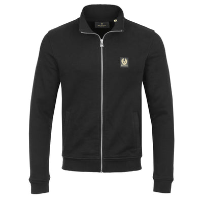 Belstaff Full Zip Sweat Top in Black