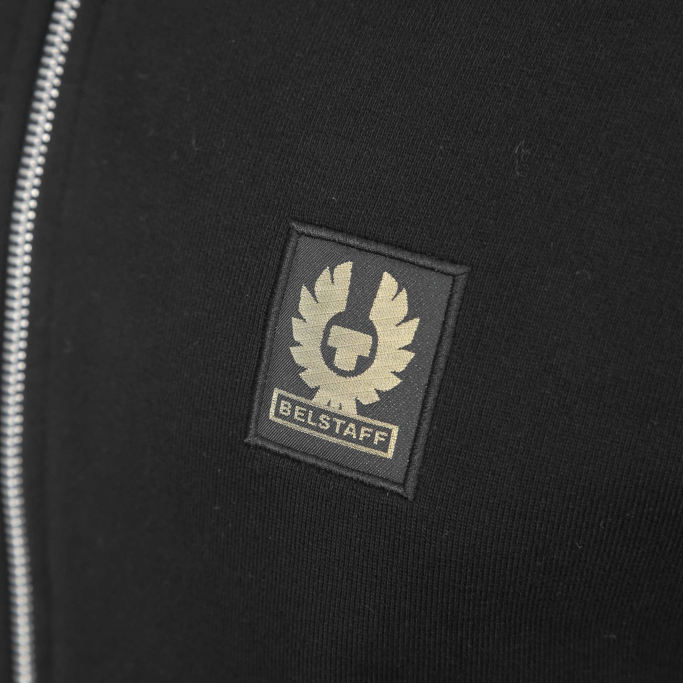 Belstaff Full Zip Sweat Top in Black