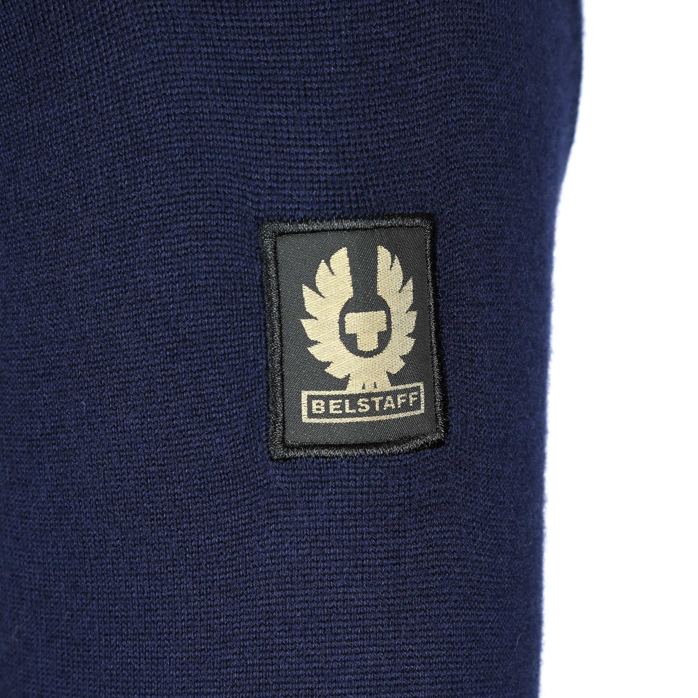 Belstaff Kelbrook Zip Cardigan Knitwear in Washed Navy