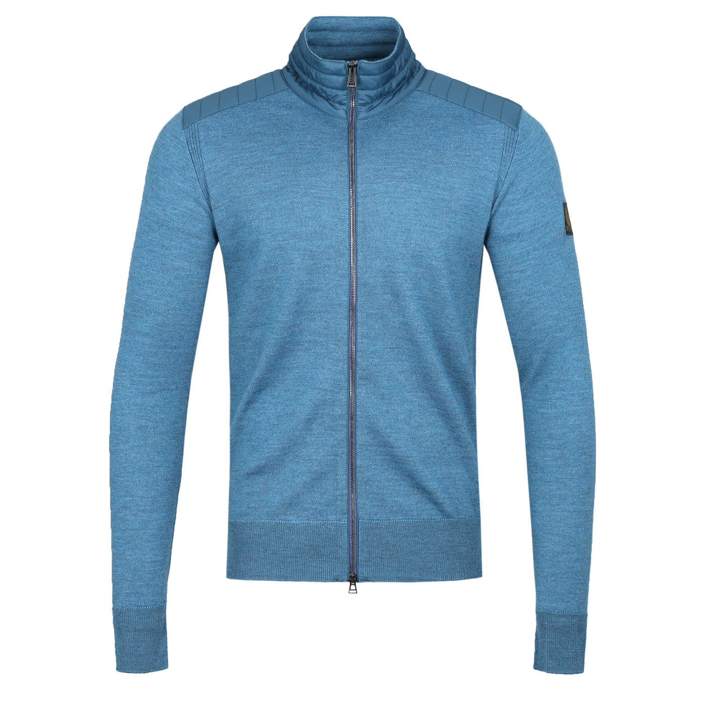 Belstaff Kelby Zip Cardigan in Legion Blue