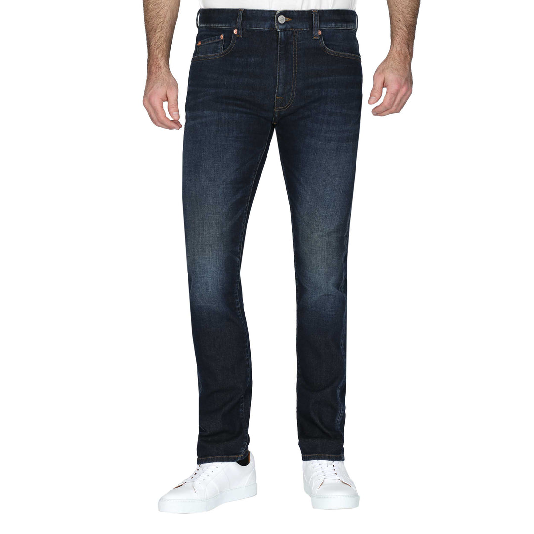 Washed Denim Longton Slim Jeans Belstaff Longton Slim Jean In