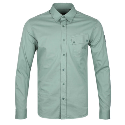 Belstaff Pitch Shirt in Steel Green