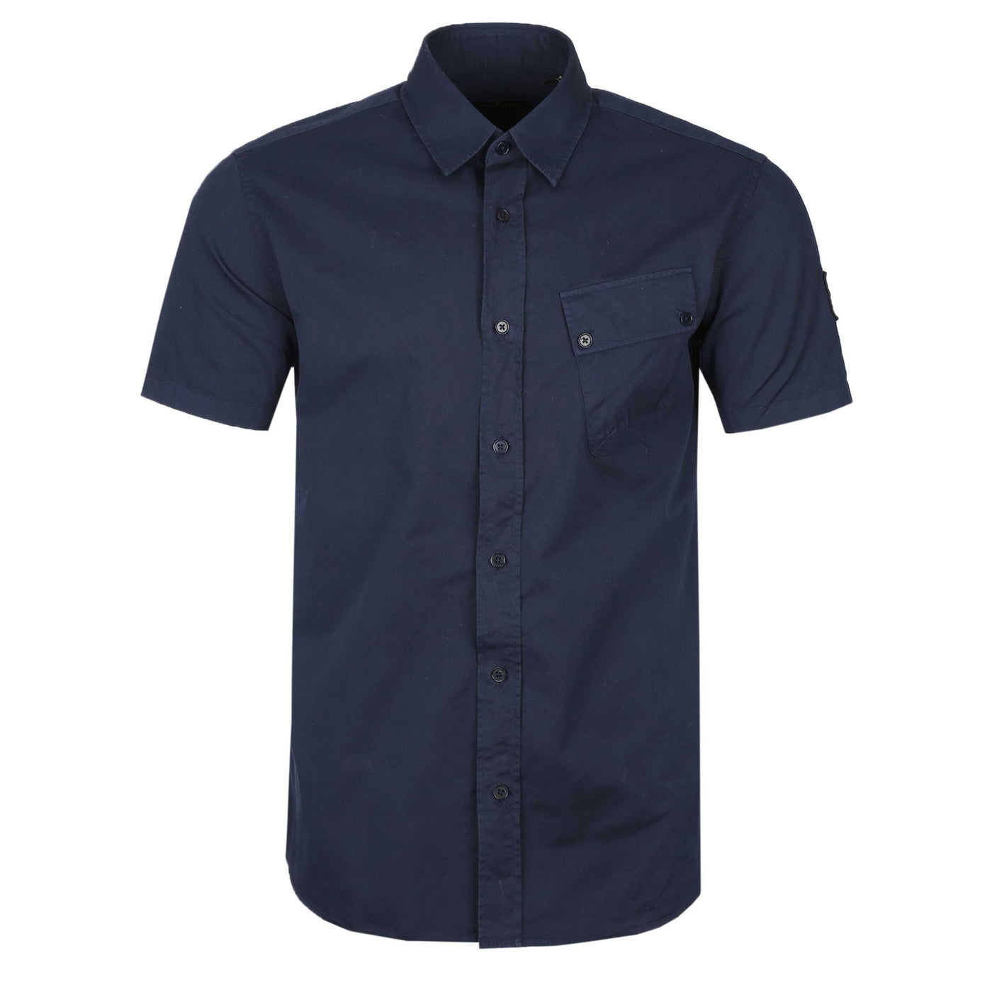 Belstaff SS Pitch Shirt in Deep Navy