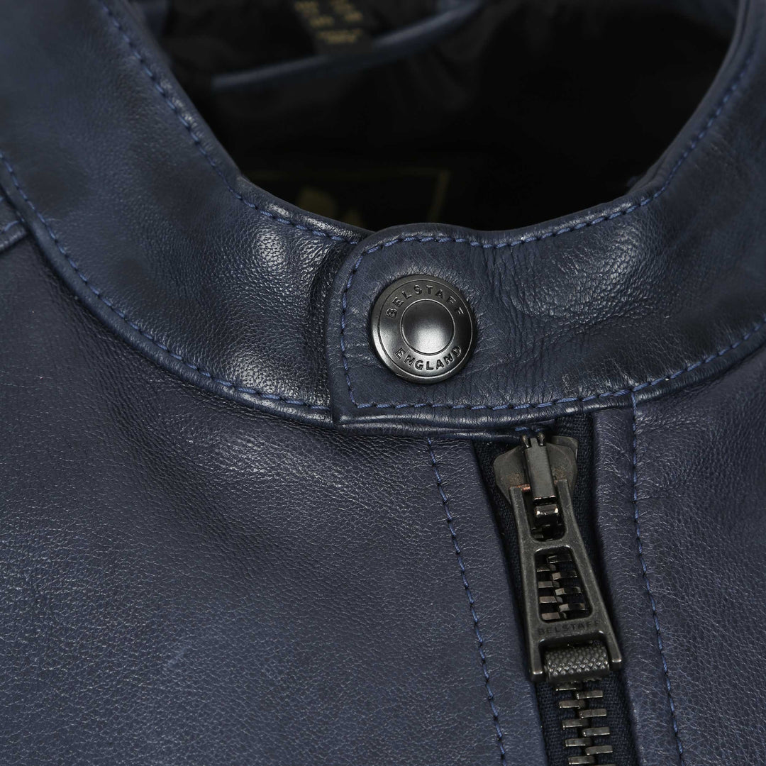 Belstaff V Racer Jacket in Insignia Blue Belstaff Norton Barrie