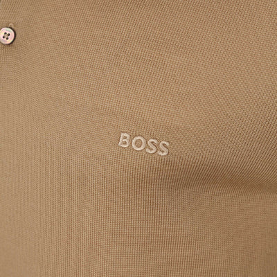 BOSS Bono L Knitwear in Medium Beige