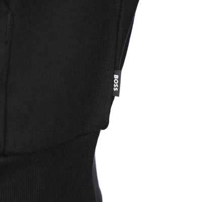 BOSS Sullivan 06 Hooded Sweat Top in Black Logo Tab