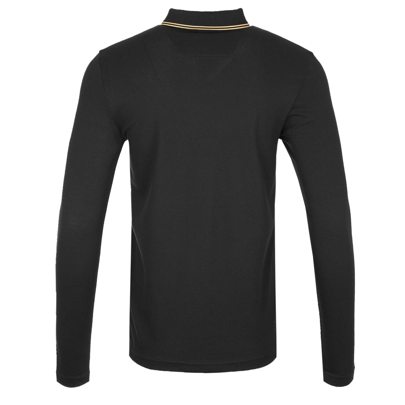 BOSS Pleesy 4 Long Sleeve Polo Shirt in Black