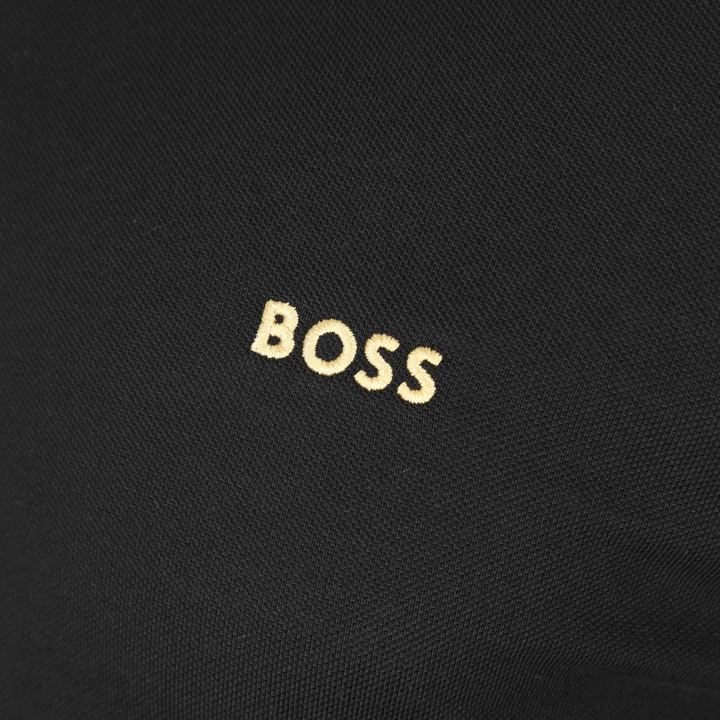 BOSS Pleesy 4 Long Sleeve Polo Shirt in Black