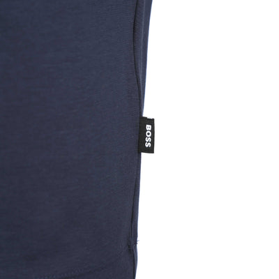 BOSS Tiburt 278 T-Shirt in Navy Logo Tab