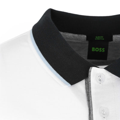 BOSS Paule Polo Shirt in White