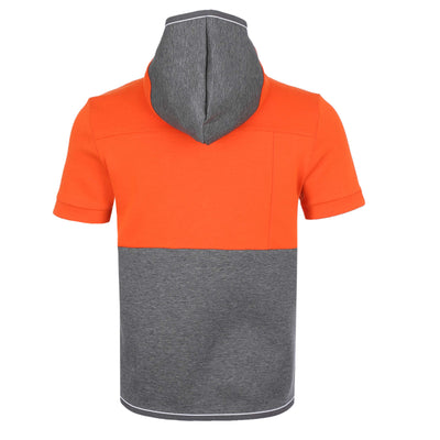 BOSS Swoody 1 Sweatshirt in Grey and Orange