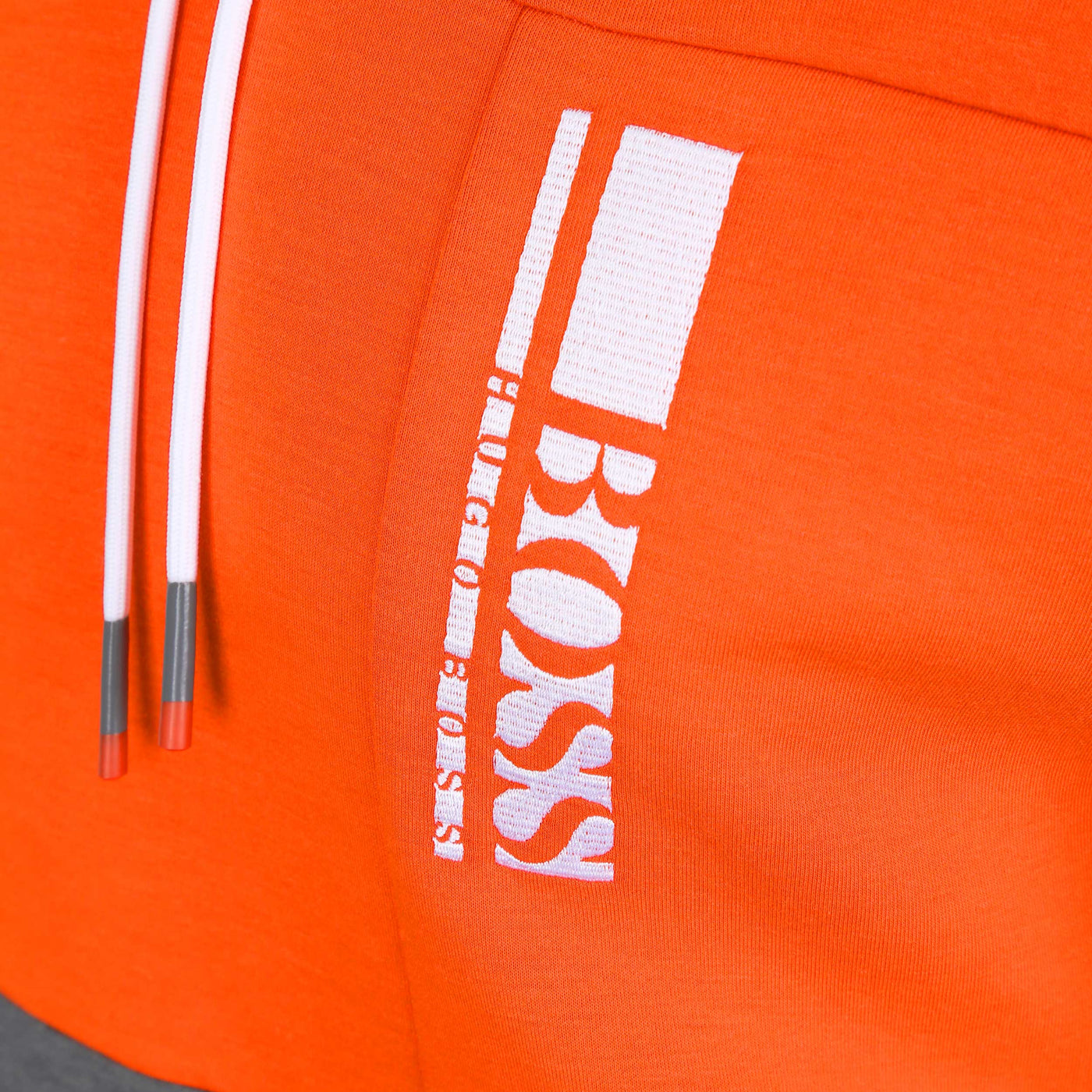 BOSS Swoody 1 Sweatshirt in Grey and Orange