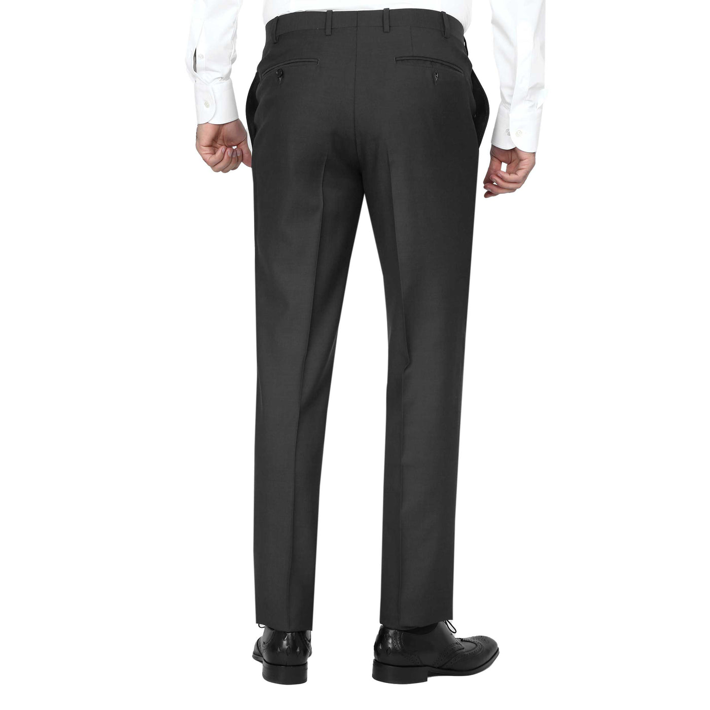 Canali Classic Trouser in Black Back