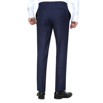 Canali Classic Trouser in Navy Back