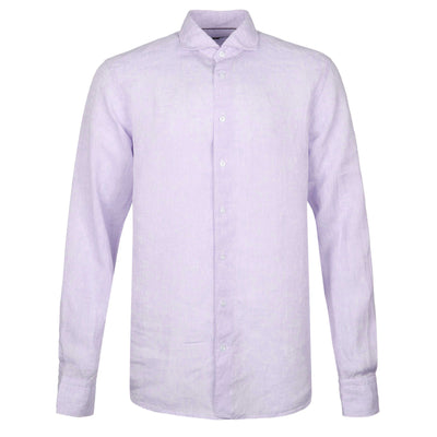 Eton Linen Shirt in Lilac