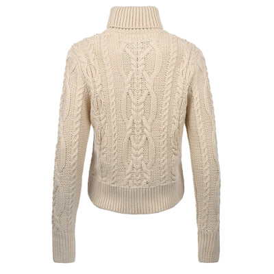 Holland Cooper Belgravia Cable Knitwear in Oatmeal