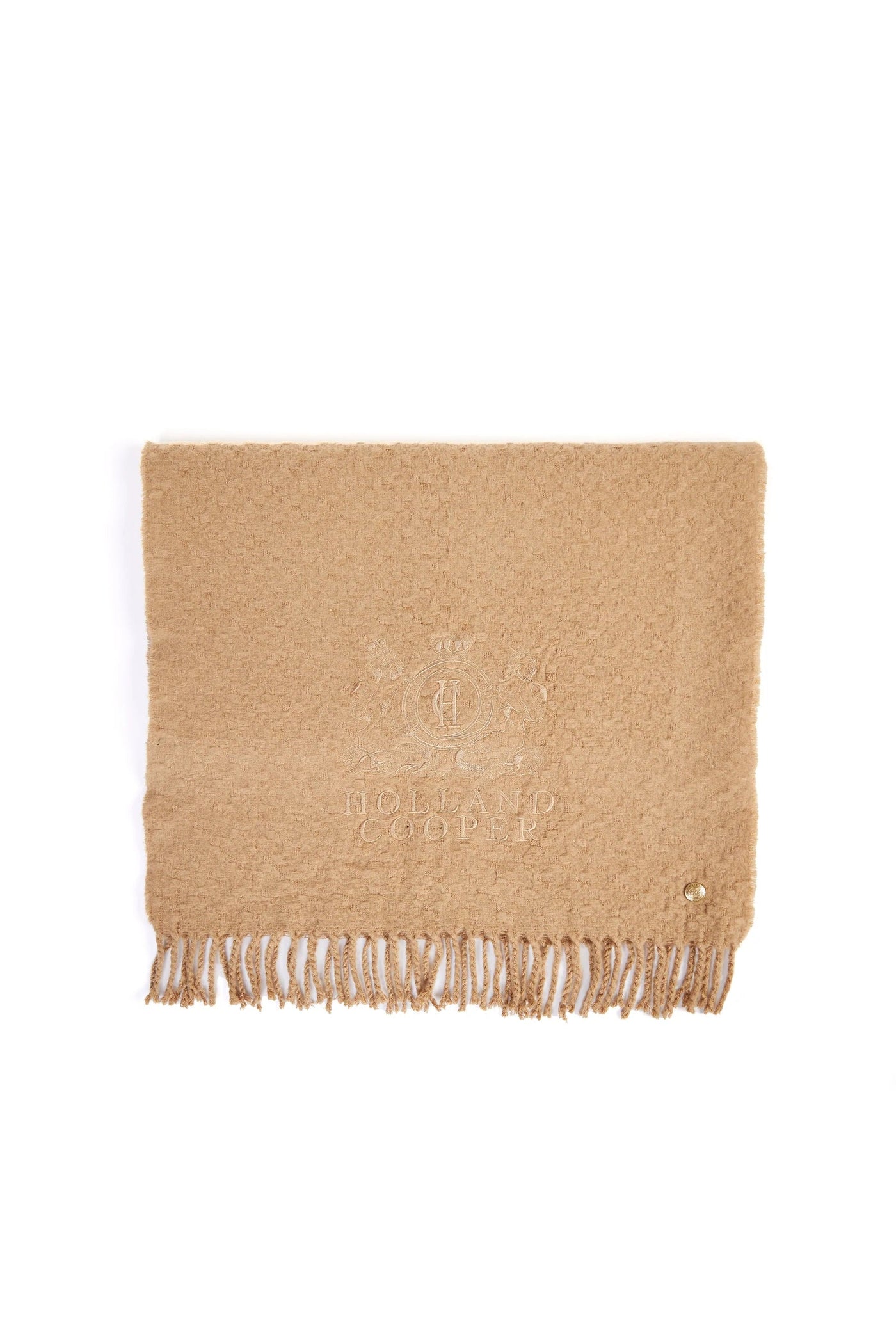 Holland Cooper Chelsea Scarf in Camel