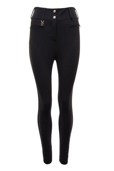 Holland Cooper Contour Trouser in Black Front