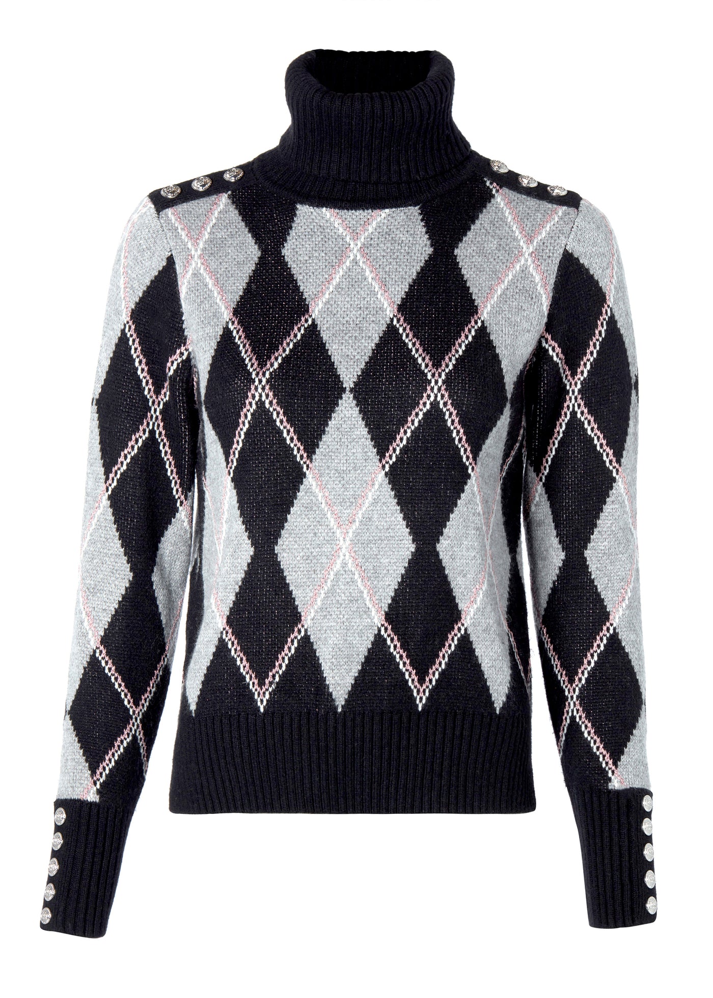 Holland Cooper Heritage Knit Jumper in Mono Pink