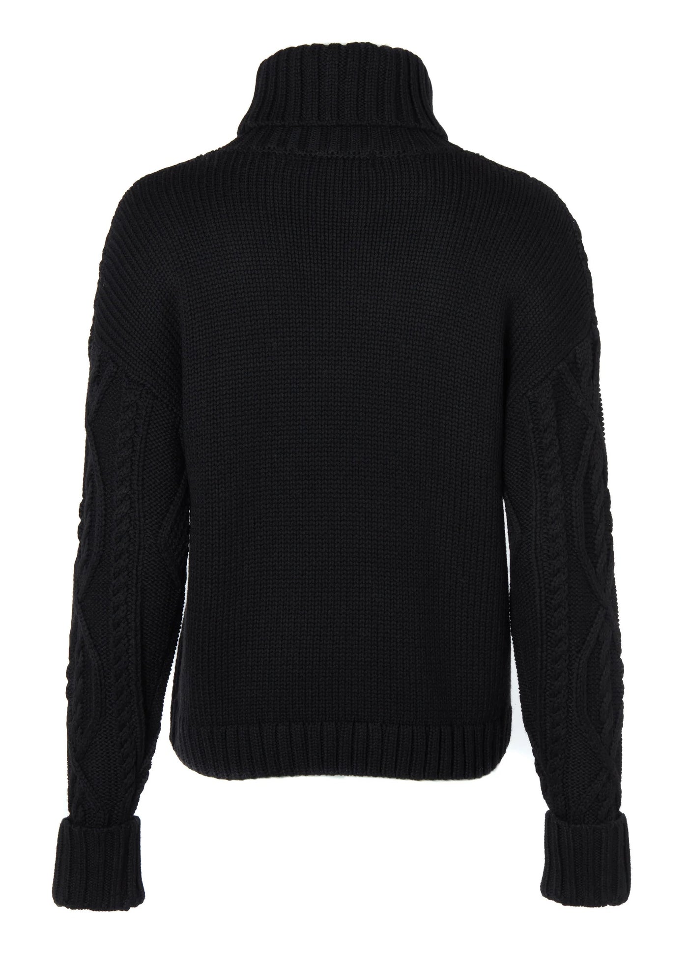 Holland Cooper Noveli Cable Knit in Black